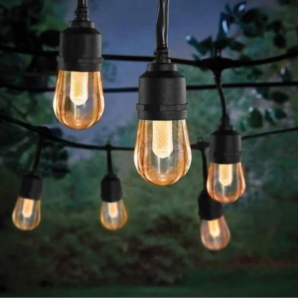 HAMPTON BAY SMART 24FT LED MULTICOLOR CHANGING PLUG-IN STRING LIGHTS 🌟NIB🌟
